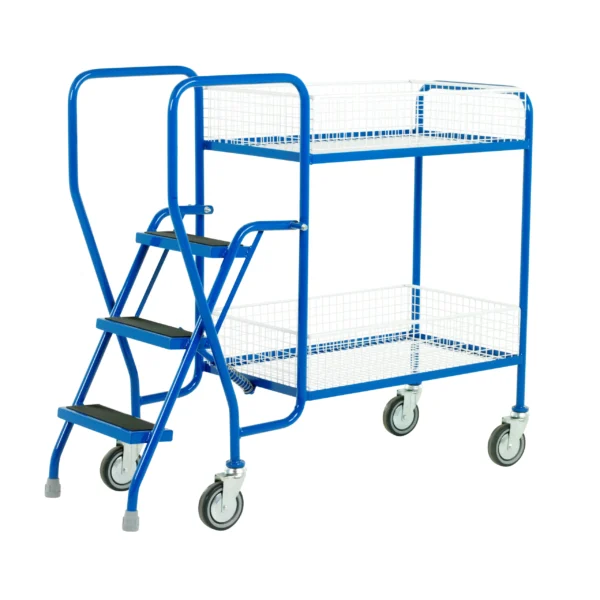 Steptek Step Tray Trolley - 3 Steps - Baskets