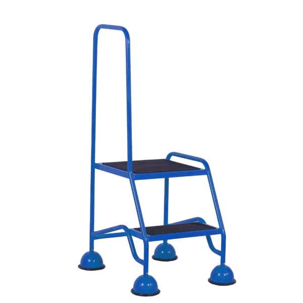 Steptek Classic Plus Colour Range - 2 Tread Single Handrail Blue