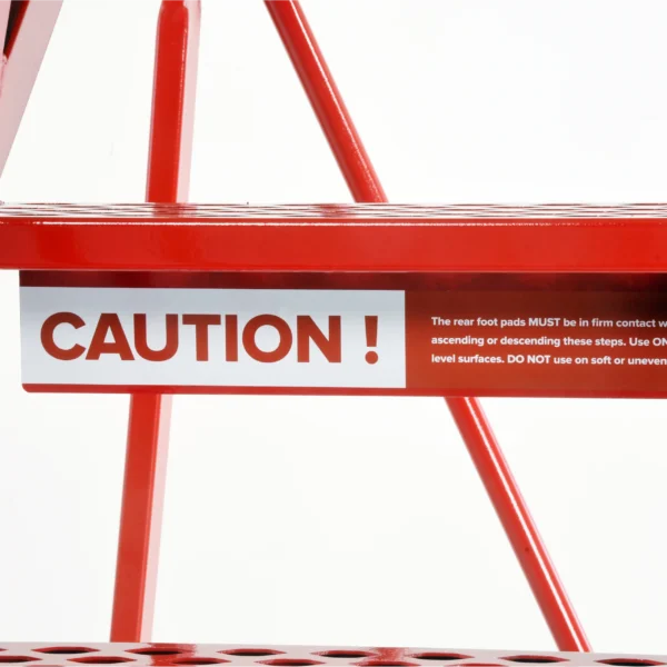 Steptek Quality Red Range - Caution Notice