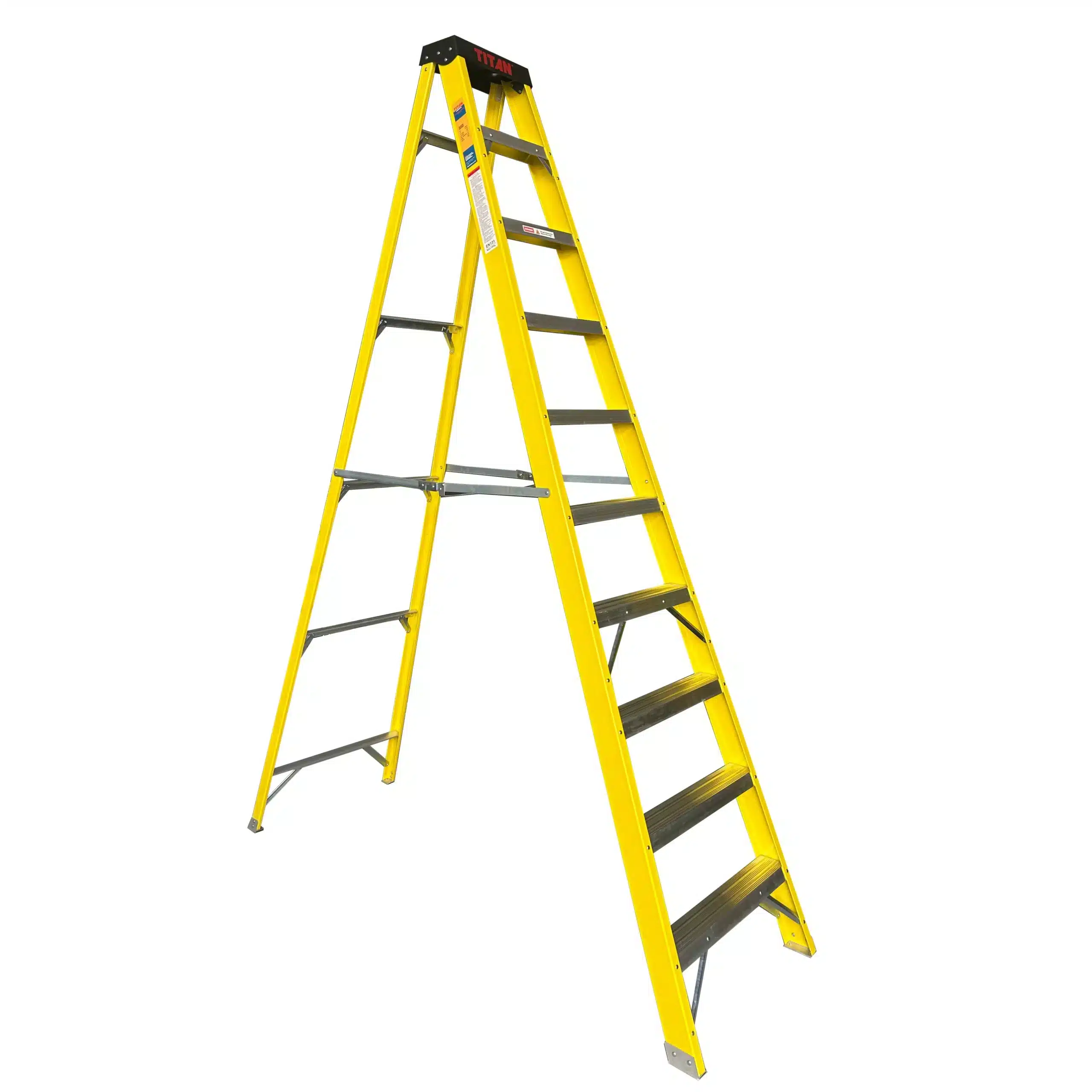 Titan Fibreglass Swingback Step Ladder 5 Titan Fibreglass Swingback Step Ladder - Image 5