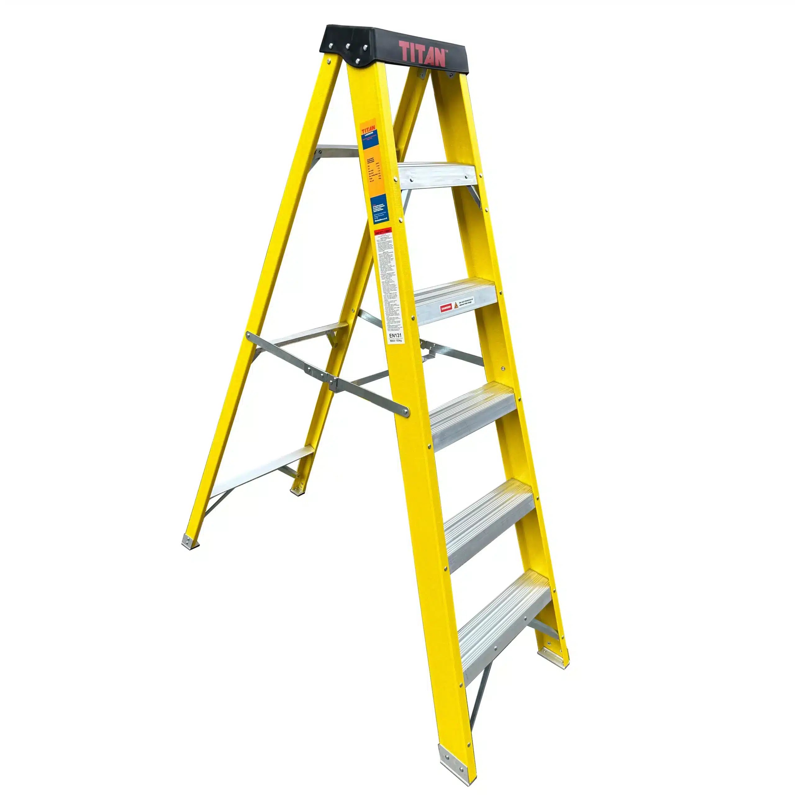 Titan Fibreglass Swingback Step Ladder 7 Titan Fibreglass Swingback Step Ladder - Image 7