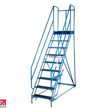 Redhill Mobile Steps With Hand Lock Anchorage